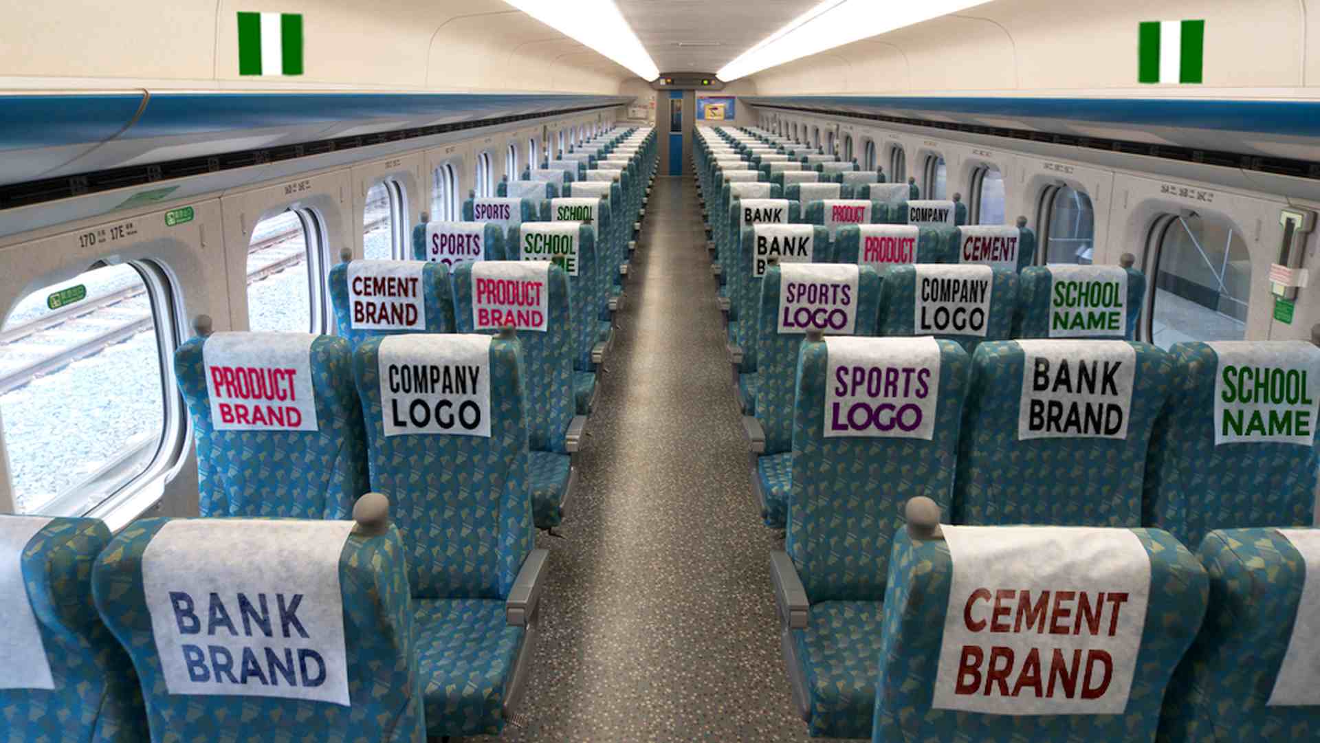 Train Seat Advertising train advertisement branding Platinum Alliance Limited - Train Seat Advertising