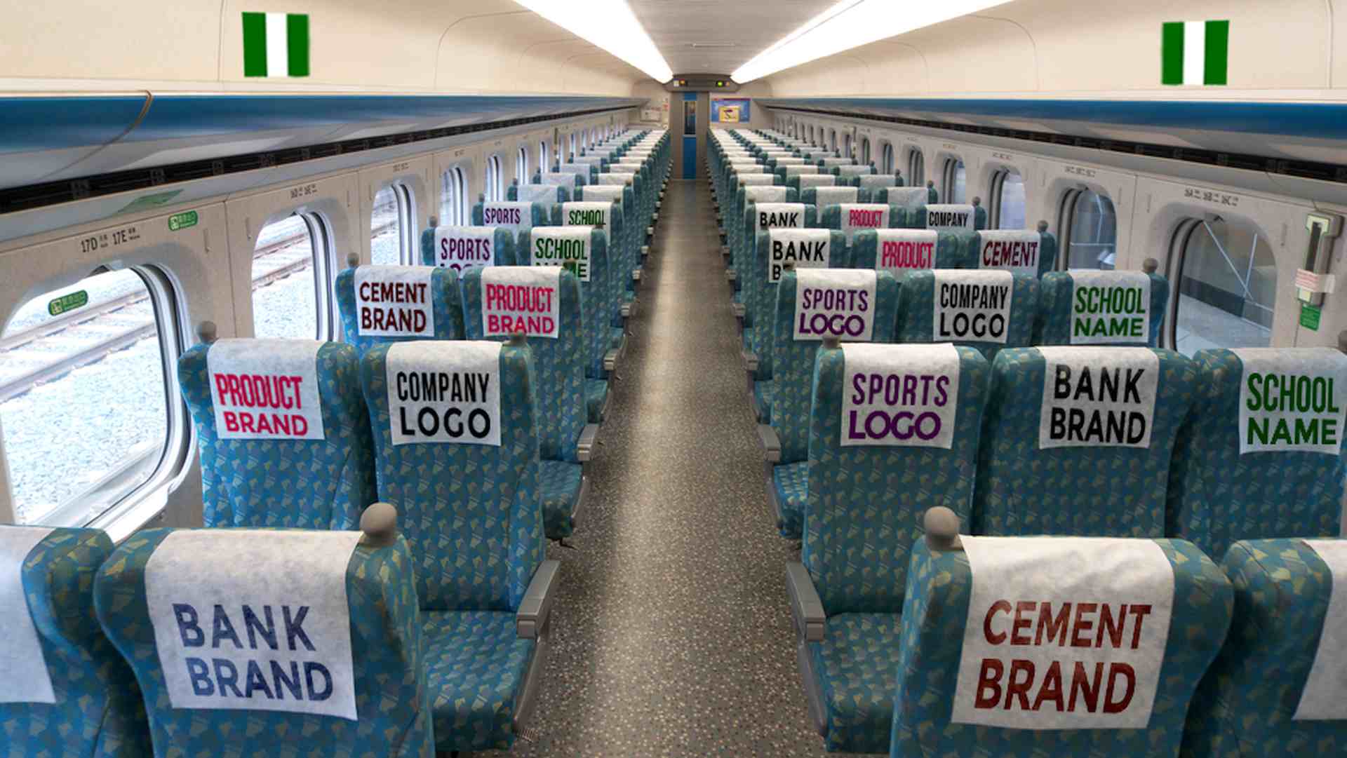 train advertisement branding Platinum Alliance Limited - Train Seat Advertising